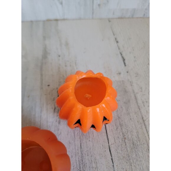 Vintage Halloween Mini candle haunted house pumpkin set - Picture 5 of 12
